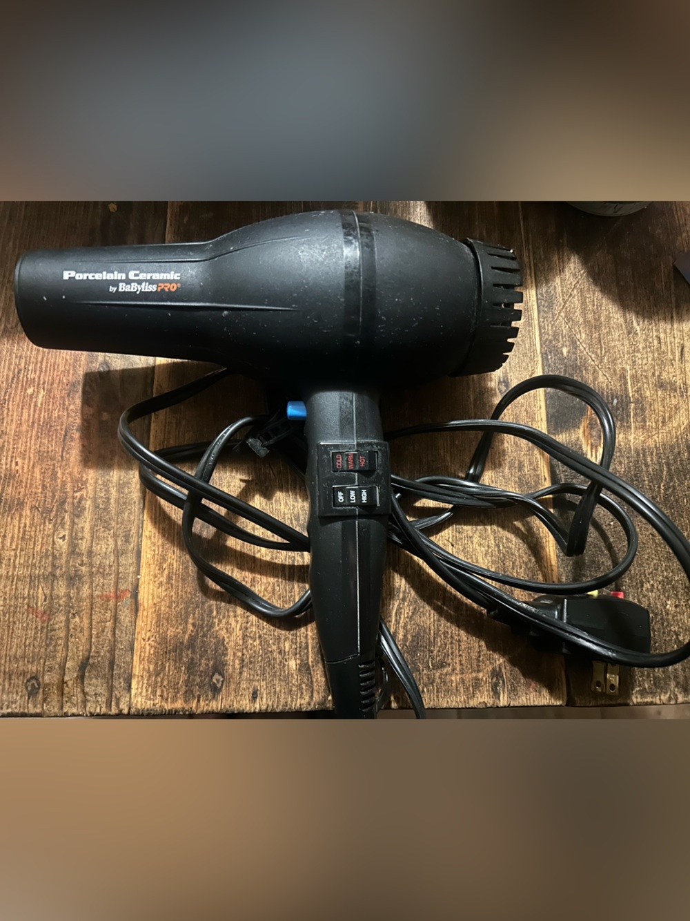 BaByliss PRO 2800 Porcelain Black Hair Dryer